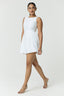Samaria Boat Neck Mini Dress