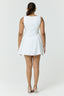 Samaria Boat Neck Mini Dress