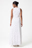 Polka Dot High Neck Maxi Dress