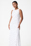 Polka Dot High Neck Maxi Dress