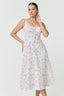 Serina Corset Midi Dress