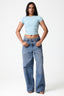 Vera High Neck Short Sleeve Top