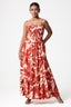 Smoking Printed Maxi Dress