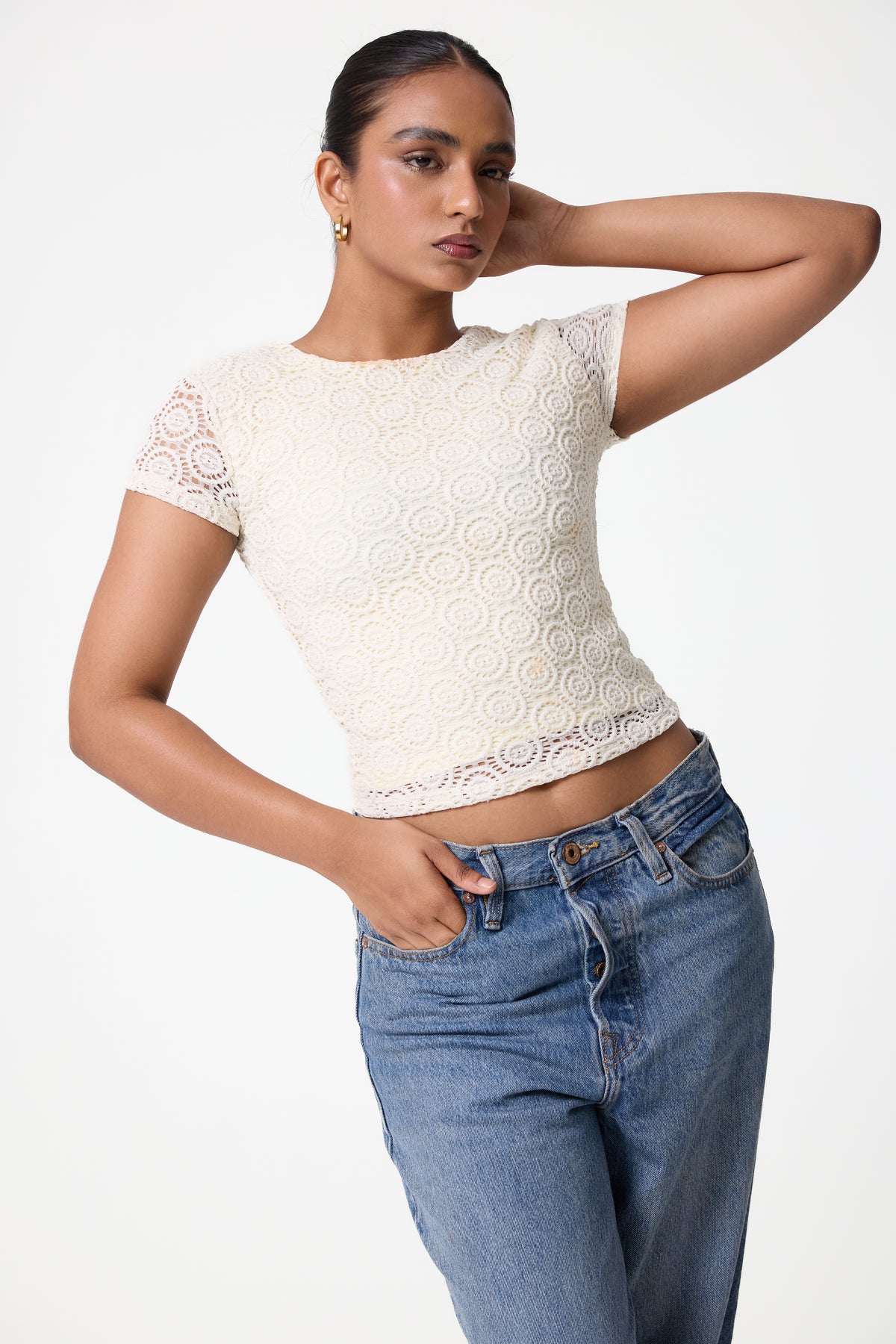 Hera Basic Lace Top – Emaaki