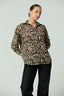 Long Sleeve Oversized Print Shirt