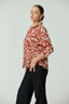 Long Sleeve Oversized Print Shirt