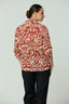 Long Sleeve Oversized Print Shirt