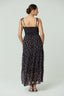 Shoulder Tie Smoking Maxi Dress