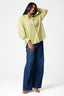 Solid Button Up Oversized Shirt
