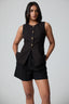 Split Button Down Waist Coat