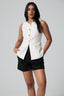 Split Button Down Waist Coat