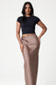 Valencia Satin Maxi Skirt