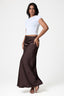 Valencia Satin Maxi Skirt
