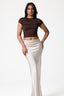 Valencia Satin Maxi Skirt