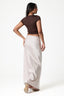 Valencia Satin Maxi Skirt