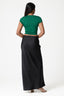 Valencia Satin Maxi Skirt