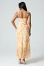 Floral Ruffle Strap Midi Dress