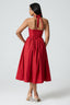 Elio Halter Neck Midi Dress