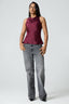 Alcea Cowl Neck Satin Top