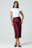 Lunelle Satin Midi Skirt