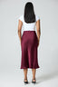 Lunelle Satin Midi Skirt