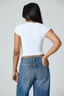 Basic High Neck Short Sleeve Top